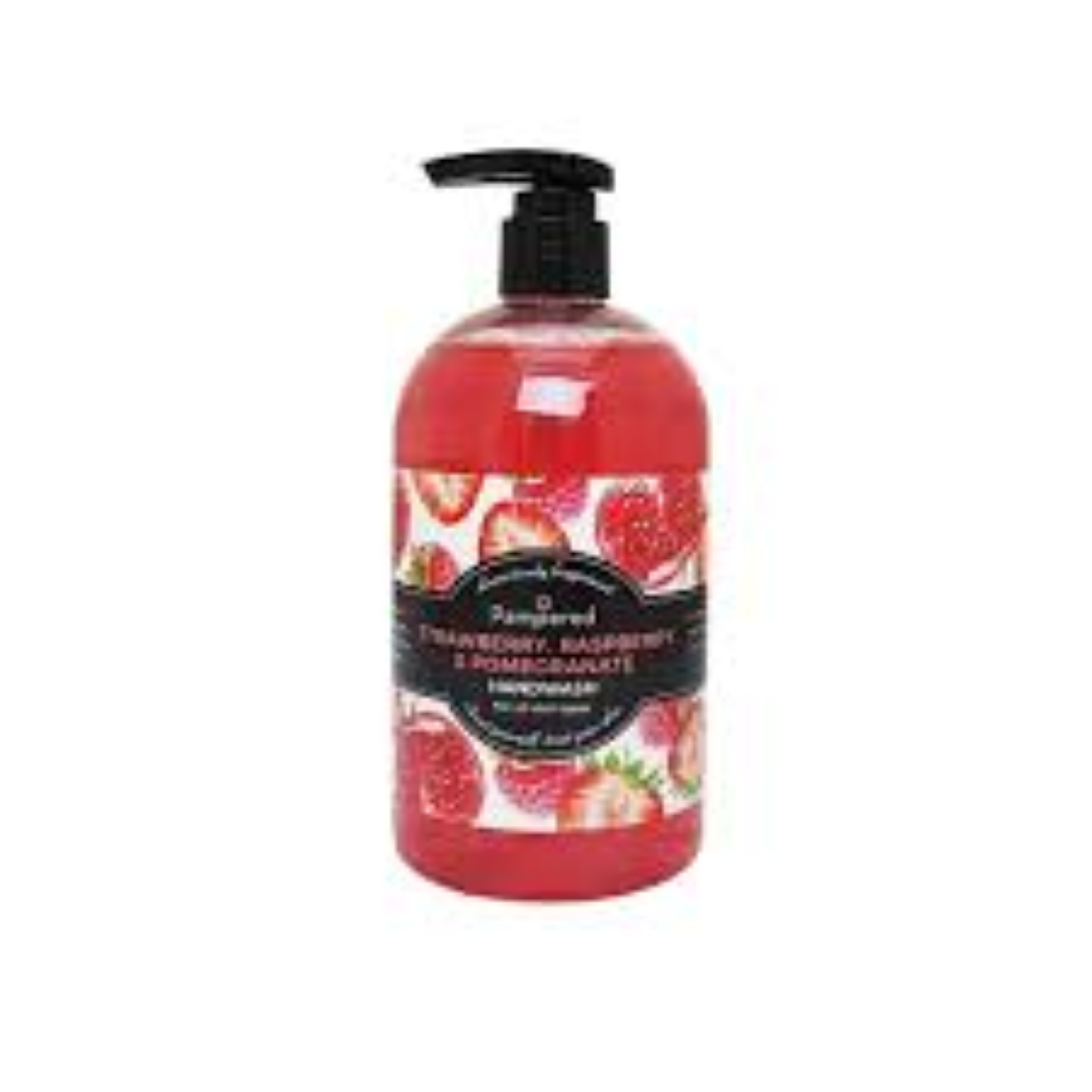 PAMPERED STRAW   RASP   POMEGRANATE H/W 500ML